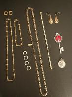 Mooi partij qualité plaqué juwelen, Ophalen of Verzenden, Goud, Ketting, Verguld