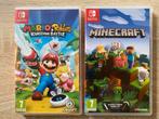 Nintendo Switch-spel Mario + Rabbids/Minecraft, Ophalen, Zo goed als nieuw