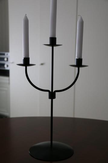 kandelaar met drie kaarsen