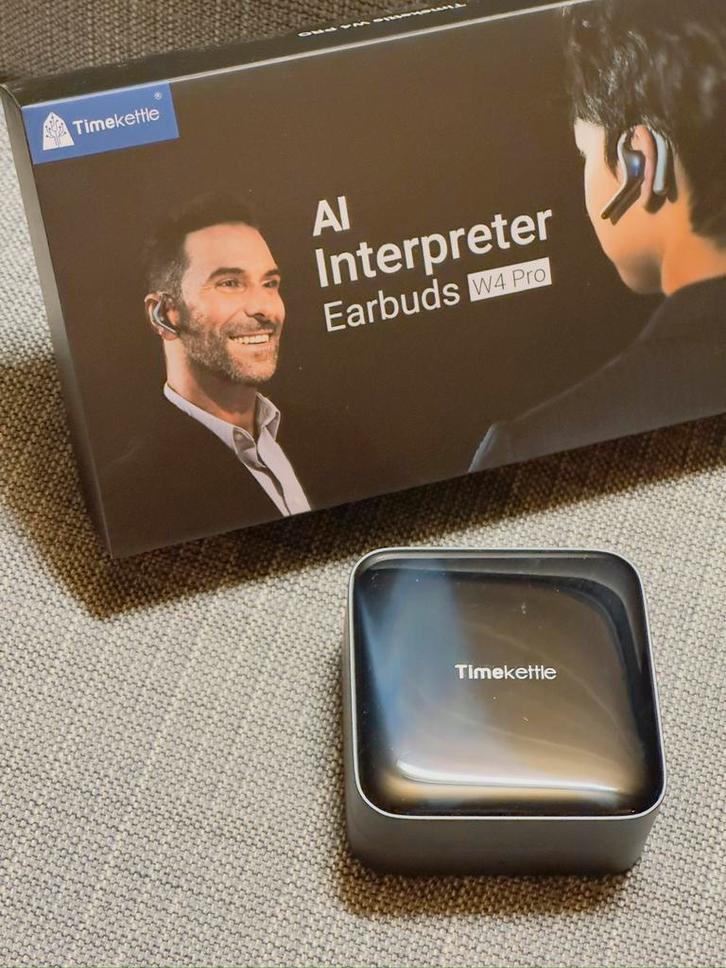 Timekettle W4 Pro AI Translation Bluetooth Earbuds, Telecommunicatie, Mobiele telefoons | Oordopjes, Zo goed als nieuw, Bluetooth