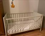 Vintage wit kinderbed spijlenbed doorgroeibed hoogte, Kinderen en Baby's, Ophalen