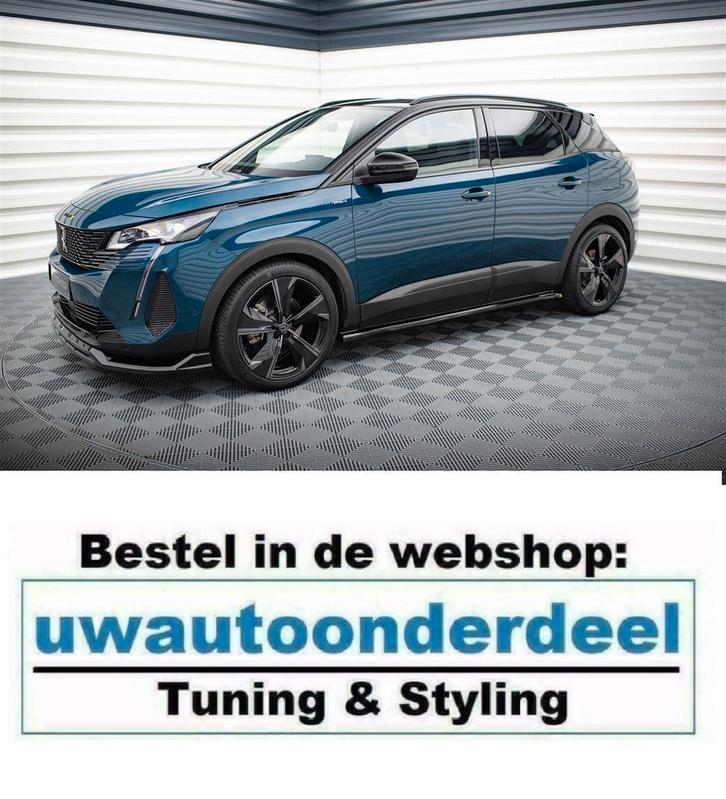 Maxton Design Spoiler Splitter Lip Peugeot 3008 GT Line face, Auto diversen, Tuning en Styling, Verzenden