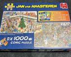 2 x Puzzel van haasteren, Comme neuf, 500 à 1500 pièces, Puzzle, Enlèvement ou Envoi