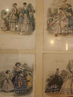 4 Gravures "Journal des dames et des demoiselles", Enlèvement