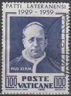 VATICAN 1959 - 30 ans du traité du Latran - Yvert 273, Enlèvement ou Envoi, Affranchi