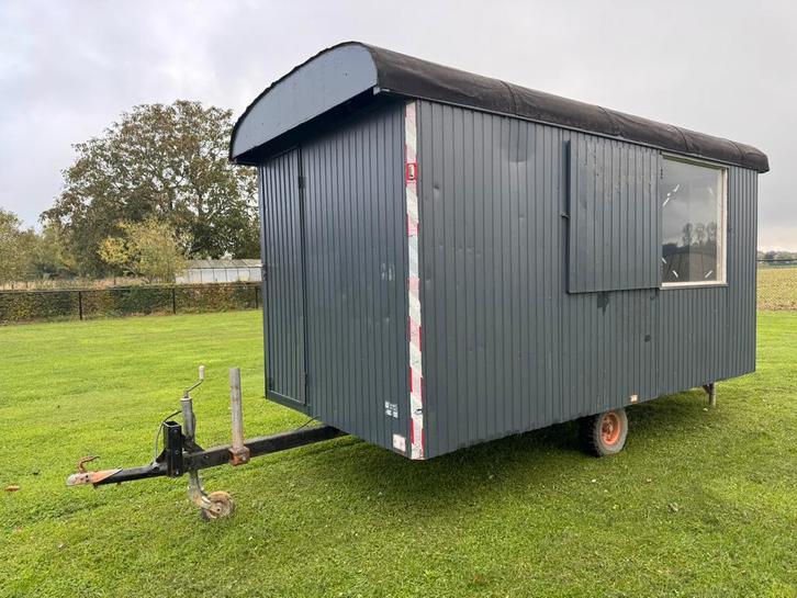 Schaftwagen / bouwkeet, Doe-het-zelf en Bouw, Bouwketen en Schaftketen, Zo goed als nieuw, Ophalen