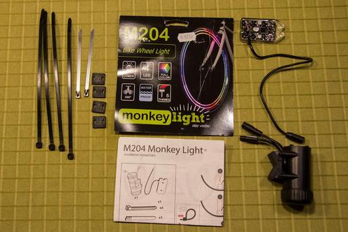 Monkeylectric Monkey Light M204 voor fietswiel, Fietsen en Brommers, Fietsaccessoires | Fietsverlichting, Nieuw, Ophalen of Verzenden