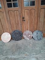 Marmeren bladen voor (bistro)tafeltjes, Ophalen