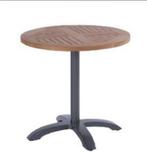 Bistro tafel diameter 70cm Hartman NIEUW IN VERPAKKING, Tuin en Terras, Ophalen, Nieuw, Rond, Overige materialen