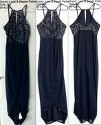 Donkerblauw parel kleedje Lace & Beads XS, Blauw, Nieuw, Ophalen of Verzenden, Maat 34 (XS) of kleiner