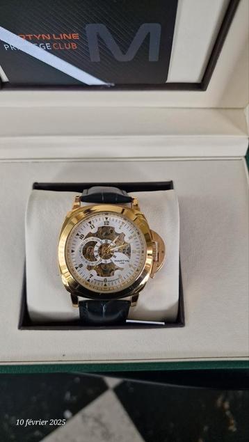 Montre neuve MARTYN line, Montre-bracelet, Autres marques, Cuir, Comme neuf