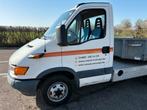 BE Iveco daily trekker + Veldhuizen dieplader, Auto's, Iveco, Wit, Bedrijf, Blauw