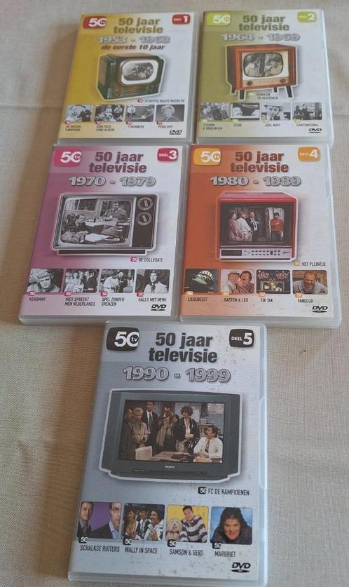 50 jaar televisie - dvd, CD & DVD, DVD | TV & Séries télévisées, Comme neuf, Autres genres, Tous les âges, Enlèvement ou Envoi