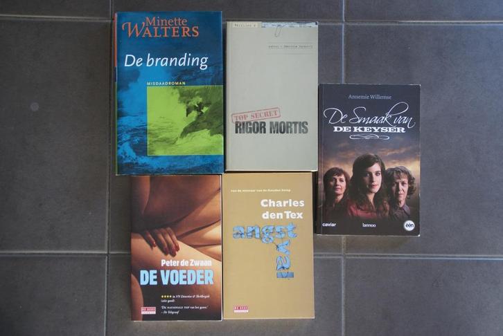 lot van 5 boeken thrillers: €3 per stuk of €10 voor de 5, Boeken, Thrillers, Zo goed als nieuw, Ophalen of Verzenden