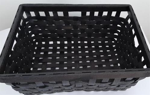 Panier rangement x 4 en osier noir, Maison & Meubles, Accessoires pour la Maison | Plataux & Paniers, Comme neuf, Panier, Synthétique