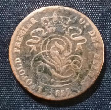 2 cent 1851 FR - Leopold I beschikbaar voor biedingen
