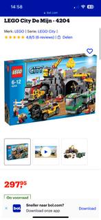 Lego City La mine 4204, Comme neuf, Ensemble complet, Lego