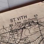 België: St. VIth-kaart planimetrie parachutist van het Ameri, Ophalen of Verzenden