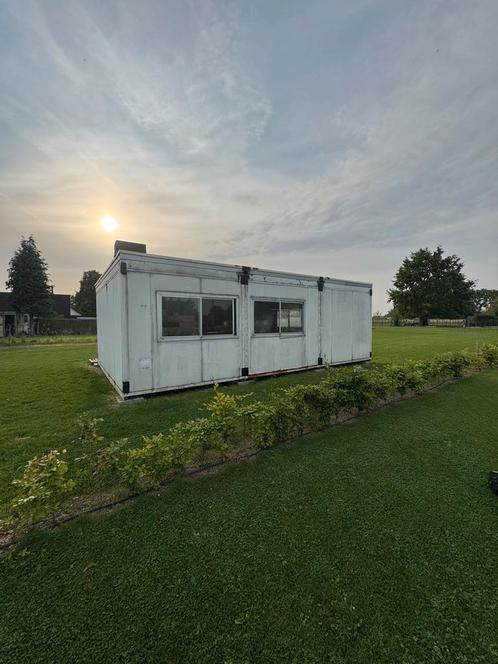 Te koop: 3 gekoppelde containers – 1 grote ruimte (9m x 6m, Doe-het-zelf en Bouw, Bouwketen en Schaftketen, Gebruikt, Ophalen