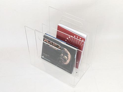 lectuurbak plexiglas, Huis en Inrichting, Woonaccessoires | Krantenbakken en Lectuurbakken, Gebruikt, Ophalen of Verzenden