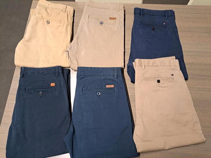 Herenbroeken  maat 32 maat 33 maat 34, Kleding | Heren, Broeken en Pantalons, Zo goed als nieuw, Beige, Ophalen of Verzenden