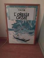 Ingelijste poster 'L'oreille cassee', Kuifje, Enlèvement