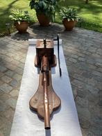 Oude handpomp met brons en koper afwerking enophangbouten., Antiek en Kunst, Ophalen