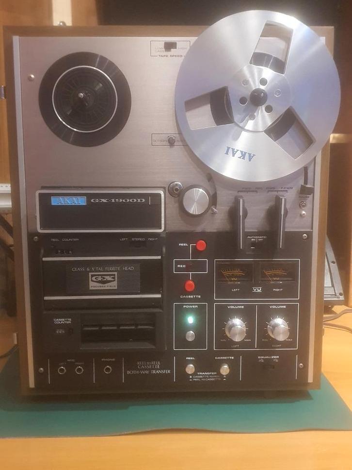 Akai GX-1900D, Akai AA-8500, Akai SW-160, Audio, Tv en Foto, Bandrecorder, Bandrecorder, Met stofkap, Met banden, Ophalen