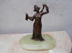 beeldje art-nouveau  OOSTERSE danseres  brons, Antiek en Kunst, Ophalen of Verzenden