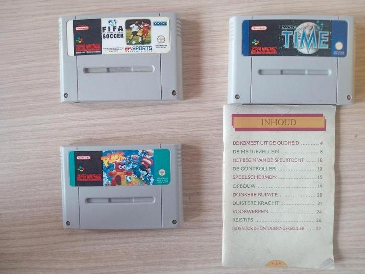 SNES games lotje, Games en Spelcomputers, Games | Nintendo Super NES, Ophalen of Verzenden