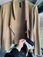VEST IN DONKERBEIGE DAIM MARCCAIN, Maat 38/40 (M), Beige, Ophalen of Verzenden, Zo goed als nieuw