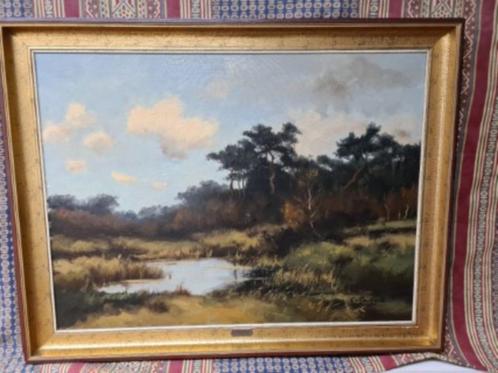 Schilderij van C. Van Reken, Antiek en Kunst, Kunst | Schilderijen | Klassiek, Ophalen
