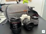 Canon M50 Mark II + Prime & lenzen - super staat, Audio, Tv en Foto, Ophalen, Gebruikt, Canon, Compact