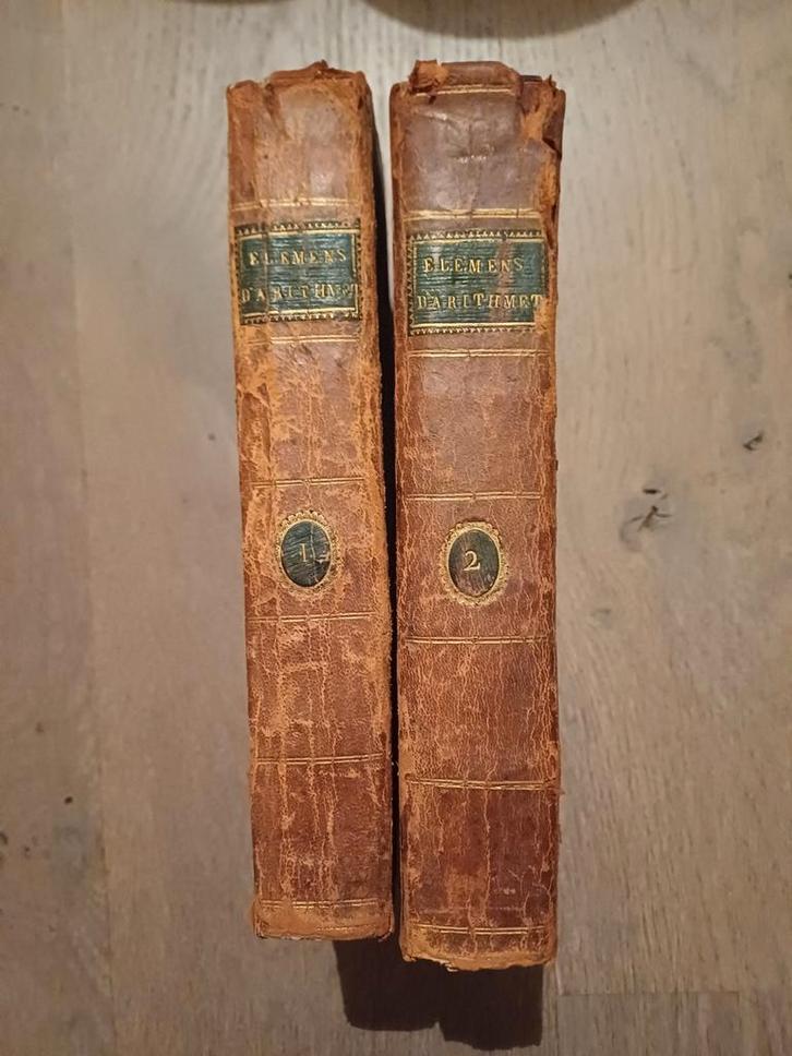 Livres anciens Elemens d'algèbre par Alexis Clairaut, Antiquités & Art, Antiquités | Livres & Manuscrits