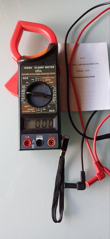 Elix M266 multimeter, Doe-het-zelf en Bouw, Meetapparatuur, Ophalen, Gebruikt, Multimeter