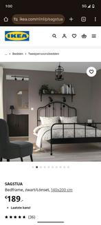 Ikea bed 140x200, lattenbodem for free. Matras for 50 euros, Ophalen, Zo goed als nieuw