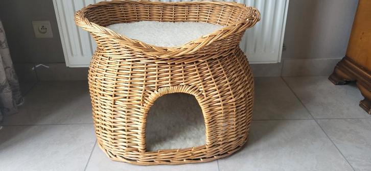 kattenmand in riet, Animaux & Accessoires, Paniers pour chats, Neuf, Roseau, Enlèvement