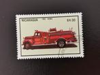Nicaragua 1983 - brandweerwagen, Postzegels en Munten, Ophalen of Verzenden, Gestempeld, Midden-Amerika