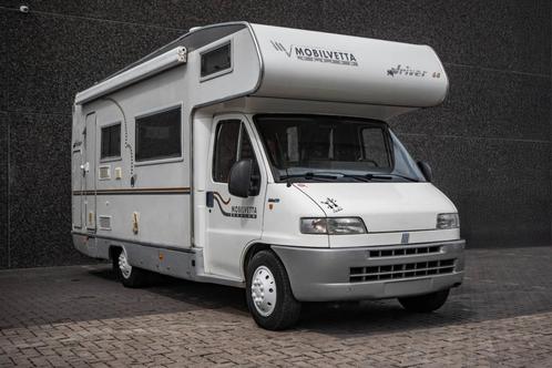 Fiat Ducato 2.8JTD Mobilvetta 7 Slaap Airco Camper, Caravans en Kamperen, Mobilhomes, Bedrijf, meer dan 6, Alkoof, Fiat, Fiat