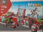 Namaak Lego, Blocki brandweerkazerne, Overige merken, Zo goed als nieuw, Ophalen