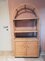 Vintage Rotan kast in massief hout, Ophalen