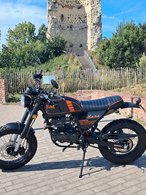 Bluroc hero 50cc, Fietsen en Brommers, Brommers | Crossbrommers, Zo goed als nieuw, Overige merken, Ophalen