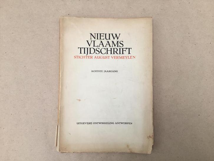 Nieuw Vlaams Tijdschrift August Vermeylen, Boeken, Gedichten en Poëzie, Gelezen, Ophalen of Verzenden