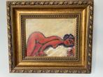 Willem Van Hecke, expressionistisch naakt, 1949, Antiquités & Art, Art | Peinture | Moderne, Enlèvement ou Envoi