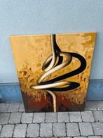 Schilderij olieverf op doek get M.Peeters 90/70, Antiek en Kunst, Ophalen