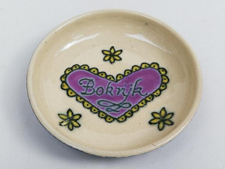 Mooi schaaltje in keramiek - Souvenir Bokrijk - Jozef Weyns, Antiek en Kunst, Curiosa en Brocante, Ophalen of Verzenden