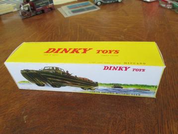 Dinky Toys Fr 825 DUKW Amphibie Militaire Boite Vide Repro