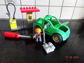 LEGO Duplo Ville Benzinestation - 5640*VOLLEDIG*PRIMA STAAT* beschikbaar voor biedingen
