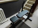 Corength fitness bank + bench press., Sport en Fitness, Ophalen, Gebruikt, Benen, Fitnessbank