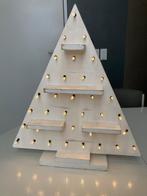 Houtenkerstboom met verlichting, Enlèvement, Comme neuf